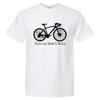 Pedal Power Hilarious Cycling Road Bike Design Garment-Dyed Heavyweight T-Shirt