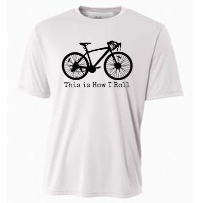 Pedal Power Hilarious Cycling Road Bike Design Cooling Performance Crew T-Shirt