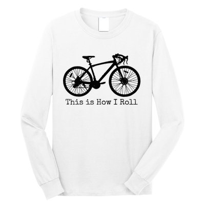 Pedal Power Hilarious Cycling Road Bike Design Long Sleeve Shirt