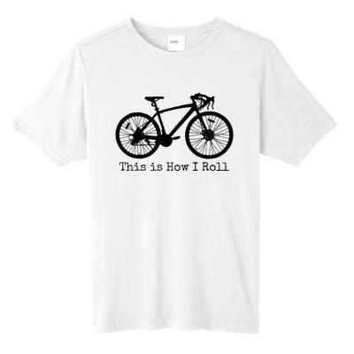 Pedal Power Hilarious Cycling Road Bike Design Tall Fusion ChromaSoft Performance T-Shirt