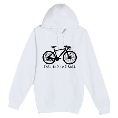 Pedal Power Hilarious Cycling Road Bike Design Premium Pullover Hoodie