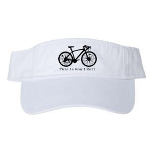 Pedal Power Hilarious Cycling Road Bike Design Valucap Bio-Washed Visor