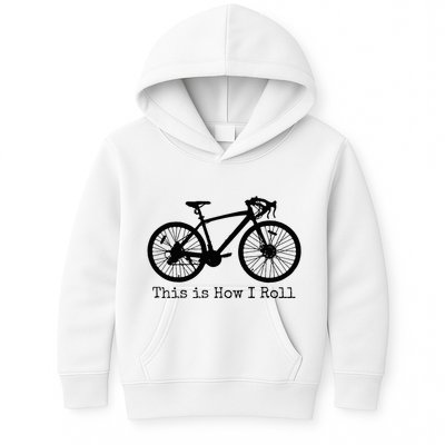 Pedal Power Hilarious Cycling Road Bike Design Kids Hoodie