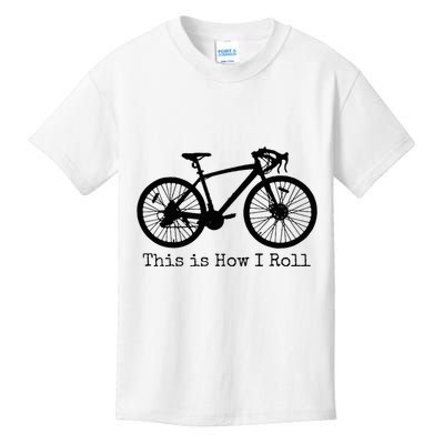 Pedal Power Hilarious Cycling Road Bike Design Kids T-Shirt