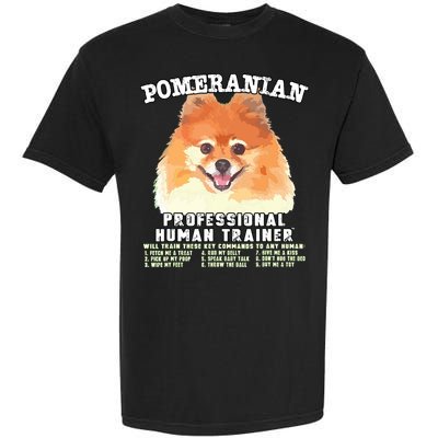 Pomeranian Professional Human Trainer Garment-Dyed Heavyweight T-Shirt