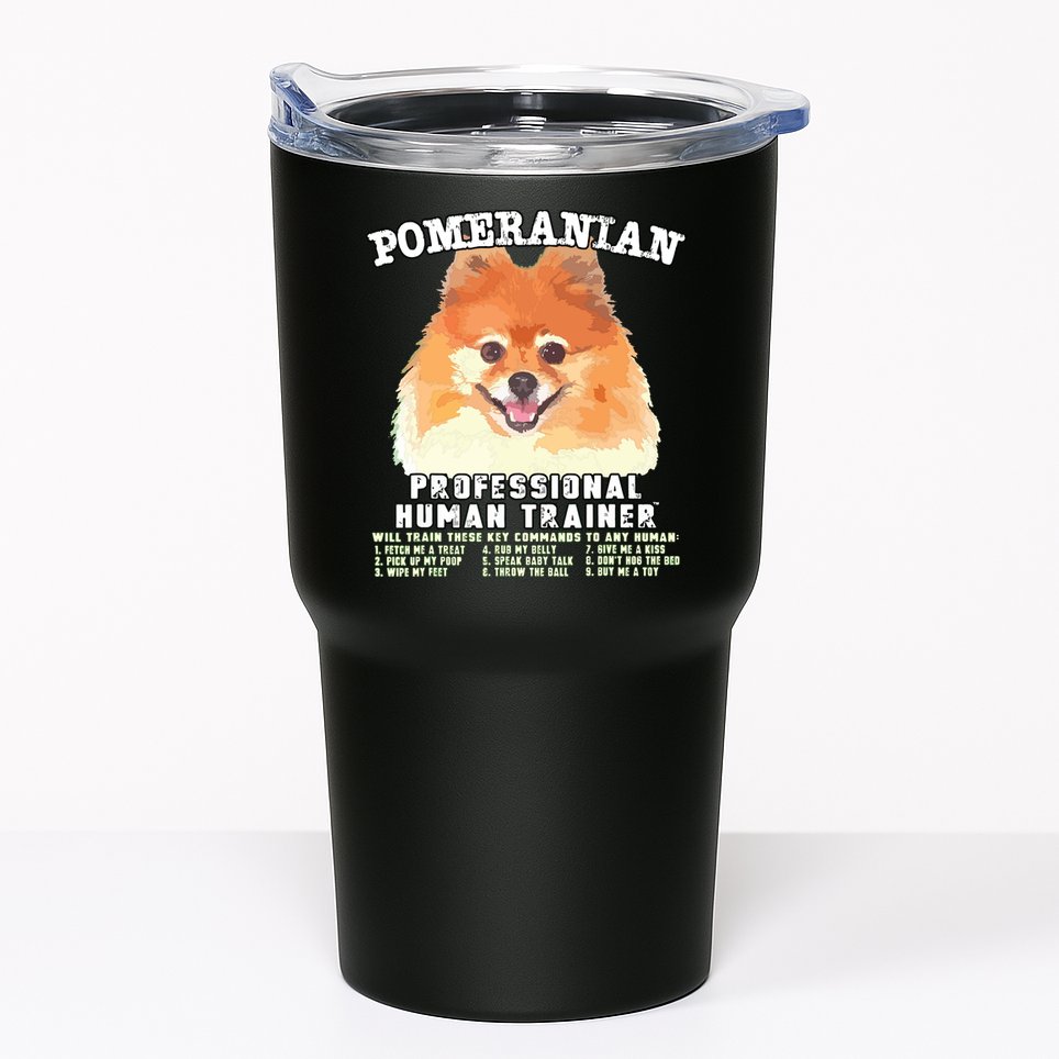 Pomeranian Professional Human Trainer Tumbler