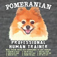 Pomeranian Professional Human Trainer 7 Panel Mesh Trucker Snapback Hat