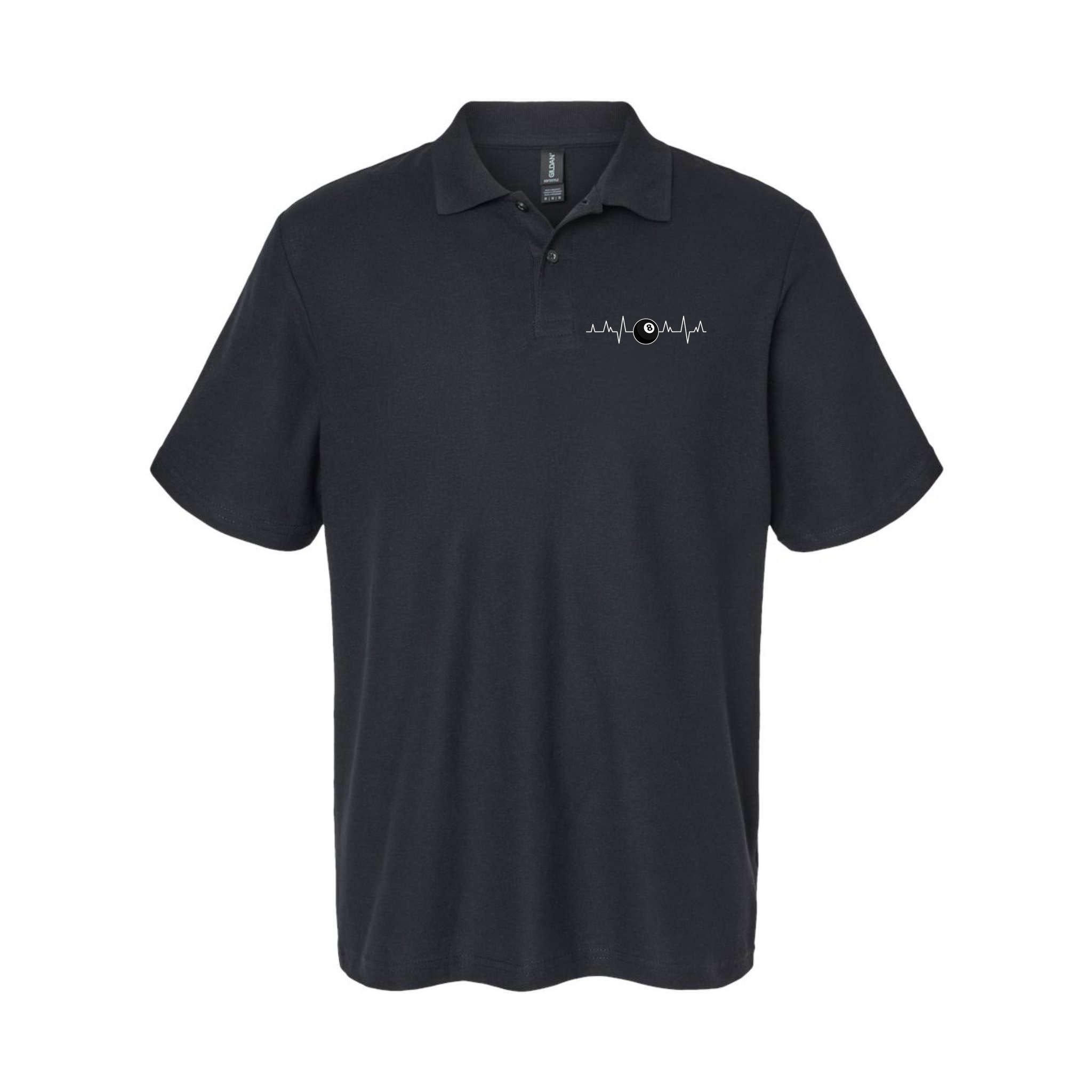 Pool Players Heartbeat Billiards 8 Ball Polo