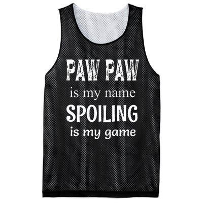 Paw Paw Is My Name Special Grandpa Grandfather Mesh Reversible Basketball Jersey Tank