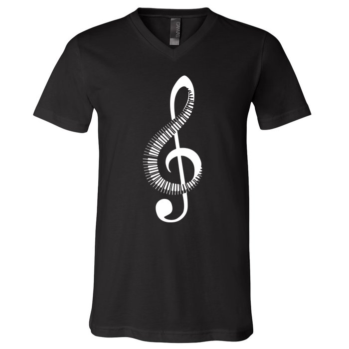 Piano V-Neck T-Shirt