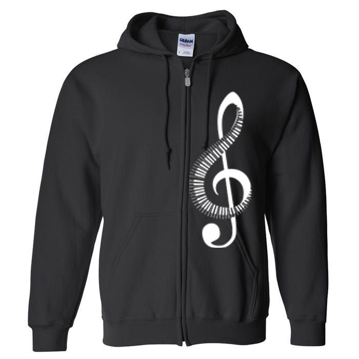 Piano Full Zip Hoodie