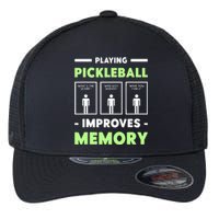 Playing Pickleball Improves Memory Dink Player  Flexfit Unipanel Trucker Cap