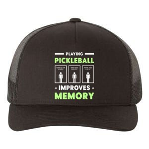 Playing Pickleball Improves Memory Dink Player  Yupoong Adult 5-Panel Trucker Hat