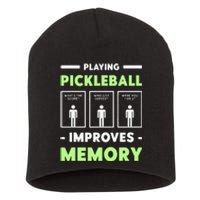 Playing Pickleball Improves Memory Dink Player  Short Acrylic Beanie