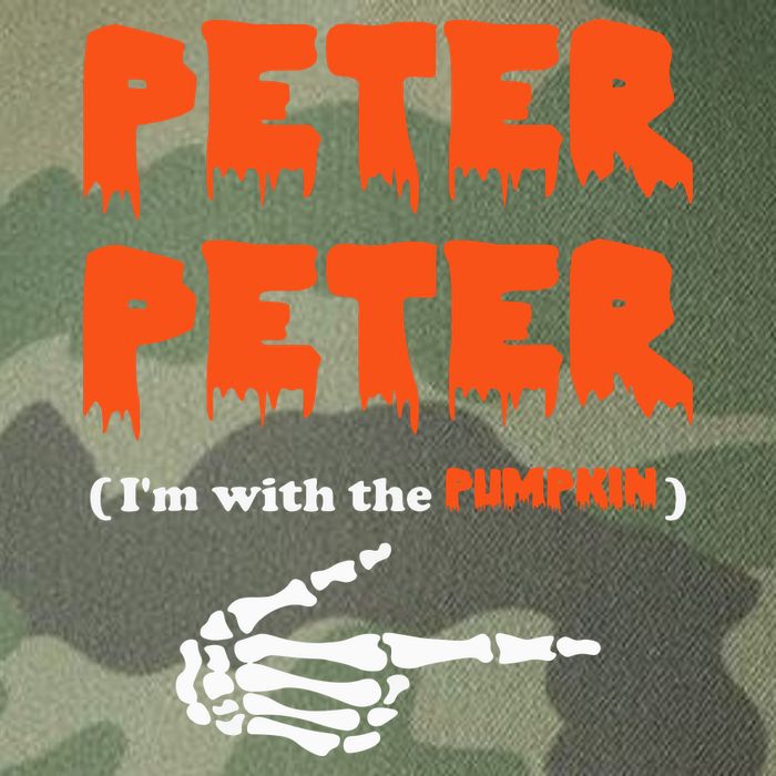 Peter Peter I'm With The Pumpkin Skeleton Halloween Legacy Tie Dye Trucker Hat