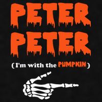 Peter Peter I'm With The Pumpkin Skeleton Halloween Ladies PosiCharge Tri-Blend Wicking Tank