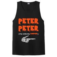 Peter Peter I'm With The Pumpkin Skeleton Halloween PosiCharge Competitor Tank