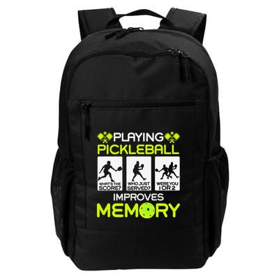 Playing Pickleball Improves Memory Dink Player Daily Commute Backpack