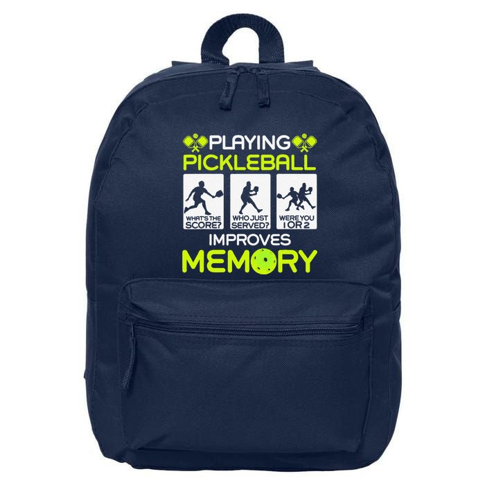 Playing Pickleball Improves Memory Dink Player 16 in Basic Backpack