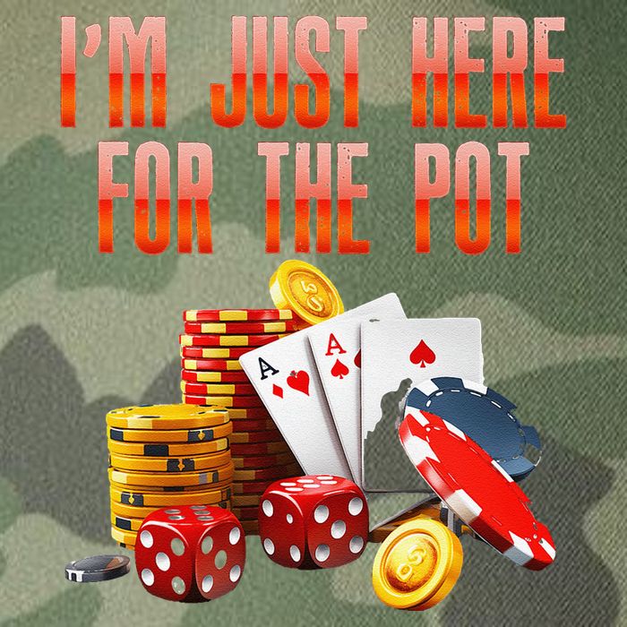 Poker Player IM Just Here For The Pot Funny Texas Holdem Legacy Tie Dye Trucker Hat