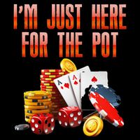 Poker Player IM Just Here For The Pot Funny Texas Holdem Impact Tech Backpack