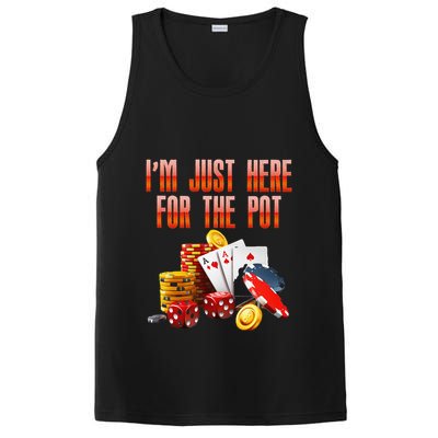 Poker Player IM Just Here For The Pot Funny Texas Holdem PosiCharge Competitor Tank
