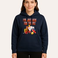 Poker Player IM Just Here For The Pot Funny Texas Holdem Hoodie
