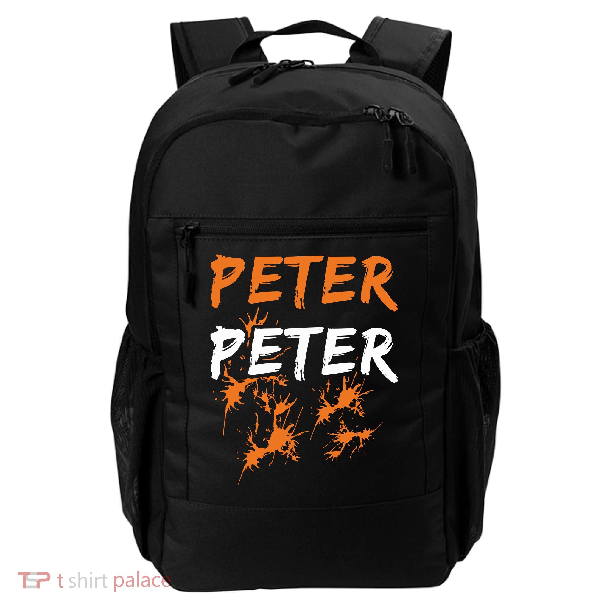Peter Peter I'm With The Pumpkin Halloween Daily Commute Backpack
