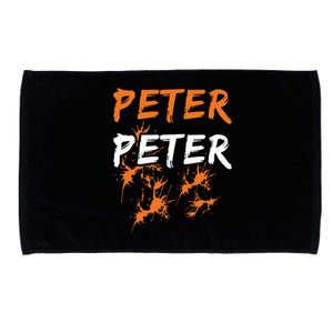 Peter Peter I'm With The Pumpkin Halloween Microfiber Hand Towel