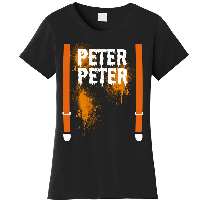 Peter Peter I'm With The Pumpkin Halloween Women's T-Shirt