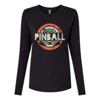 Pinball Womens Cotton Relaxed Long Sleeve T-Shirt