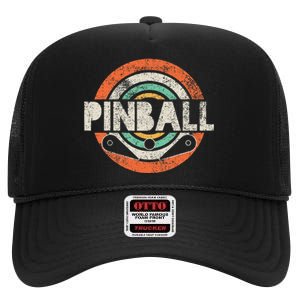 Pinball High Crown Mesh Back Trucker Hat