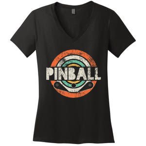 Pinball Women's V-Neck T-Shirt