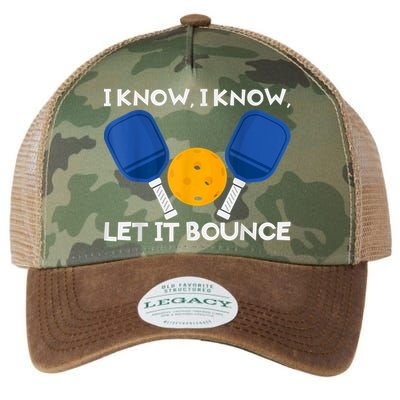 PicklBall Paddle I Know Let It Bounce Legacy Tie Dye Trucker Hat