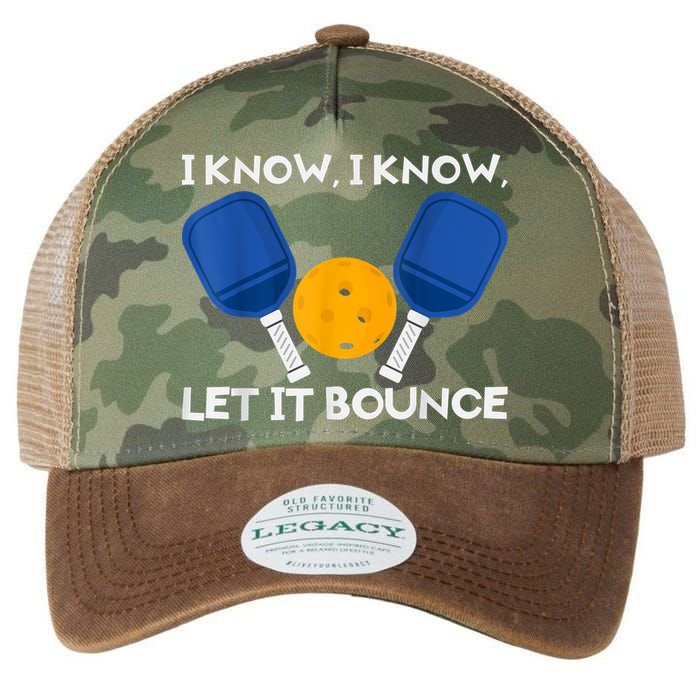 PicklBall Paddle I Know Let It Bounce Legacy Tie Dye Trucker Hat
