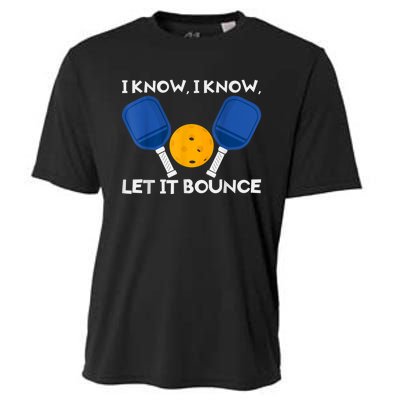 PicklBall Paddle I Know Let It Bounce Cooling Performance Crew T-Shirt