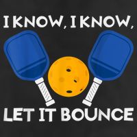 PicklBall Paddle I Know Let It Bounce Crop Fleece Hoodie
