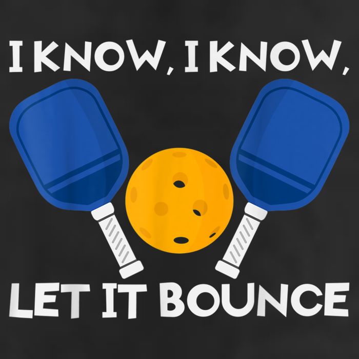 PicklBall Paddle I Know Let It Bounce Crop Fleece Hoodie