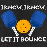 PicklBall Paddle I Know Let It Bounce Microfiber Hand Towel