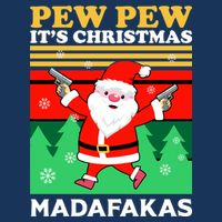 Pew Pew Its Christmas Mudafakas Funny Santa With Guns Game Infant Baby Jersey Bodysuit