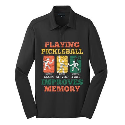 Playing Pickleball Improves Memory Silk Touch Performance Long Sleeve Polo