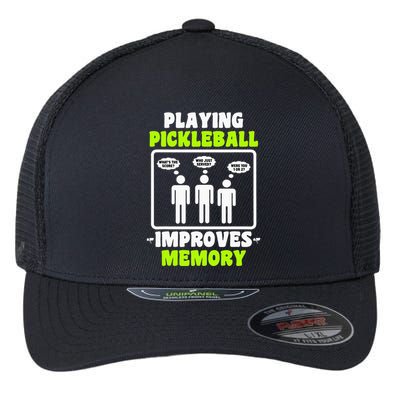 Playing Pickleball Improves Memory Dink Player Flexfit Unipanel Trucker Cap