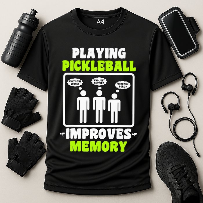 Playing Pickleball Improves Memory Dink Player Performance Shirt
