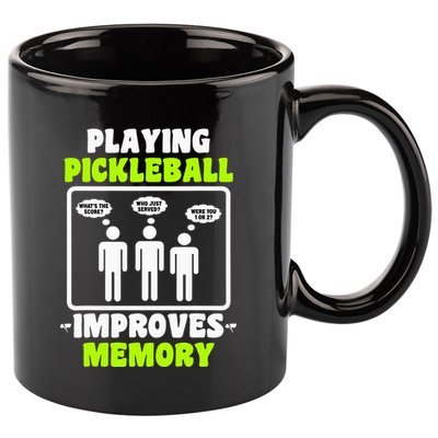 Playing Pickleball Improves Memory Dink Player 11oz C Handle Ceramic Mug