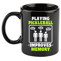 Playing Pickleball Improves Memory Dink Player 11oz C Handle Ceramic Mug