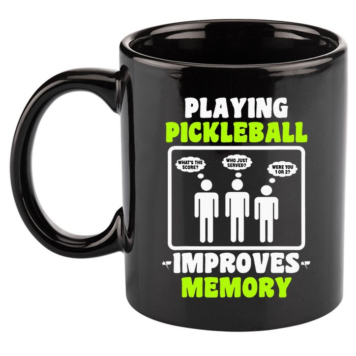 Playing Pickleball Improves Memory Dink Player 11oz C Handle Ceramic Mug