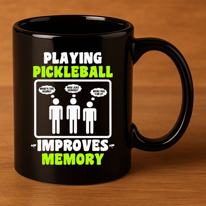 Playing Pickleball Improves Memory Dink Player 11oz C Handle Ceramic Mug
