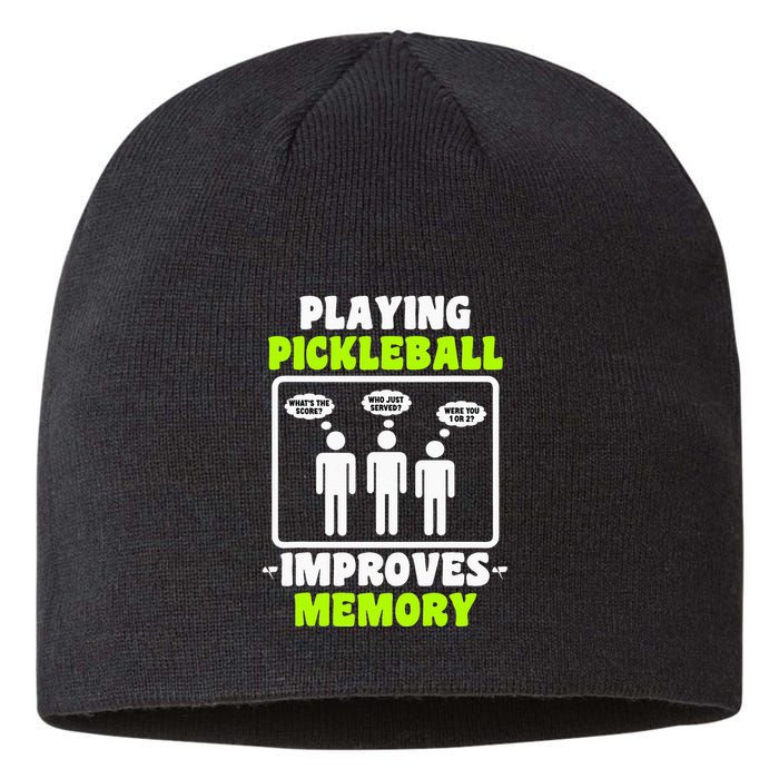 Playing Pickleball Improves Memory Dink Player Sustainable Beanie