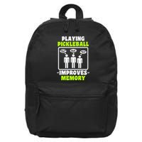 Playing Pickleball Improves Memory Dink Player 16 in Basic Backpack