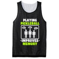 Playing Pickleball Improves Memory Dink Player Mesh Reversible Basketball Jersey Tank